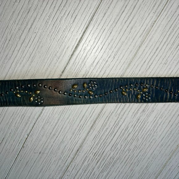 Jeff Galea Belts - RARE studded turquoise - Picture 6 of 9